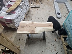 Cedar bench